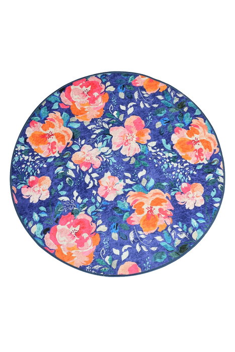 Mijölnir Alfombrilla de Baño Flowers Djt Multicolor 100 cm